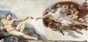 The Creation of Adam Michelangelo Buonarroti